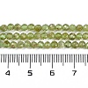 Natural Peridot Beads Strands G-F509-12-3mm-5