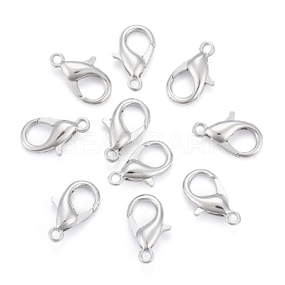 Zinc Alloy Lobster Claw Clasps E106-NF-1