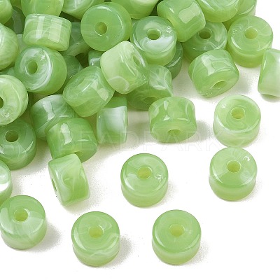 Opaque Acrylic Imitation Gemstone Beads AC-CBA3EFE-02T-1