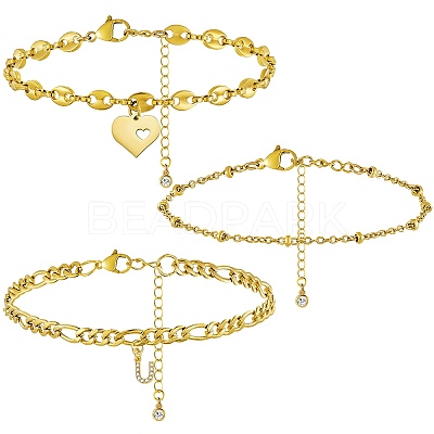 Anklets Sets AJEW-AN00383-21-1