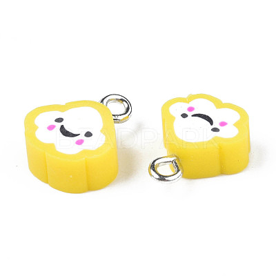 Handmade Polymer Clay Charms CLAY-N006-37B-01H-1