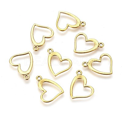Unique Valentines Day Gift Ideas for Girlfriend Tibetan Style Alloy Pendants X-TIBEP-22390-AG-FF-1