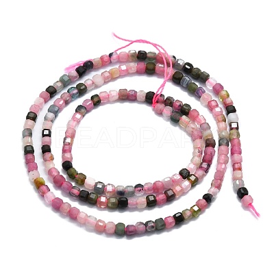 Natural Tourmaline Beads Strands G-P457-B01-03A-1