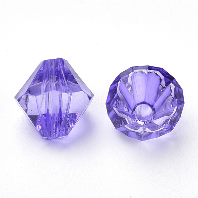 Transparent Acrylic Beads TACR-S146-6mm-20-1