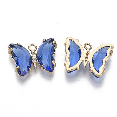 Glass Pendants GLAA-T021-24A-1