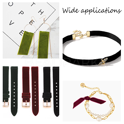 Velvet Ribbon SRIB-WH0006-18I-1