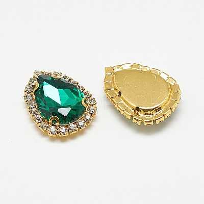Sew on Rhinestone RGLA-T122-10x14-15G-1