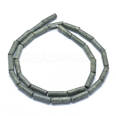 Natural Serpentine/Green Lace Stone Beads Strands G-F631-D06-1