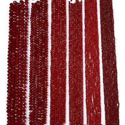 Opaque Solid Color Imitation Jade Glass Beads Strands EGLA-A044-P3mm-D02-1