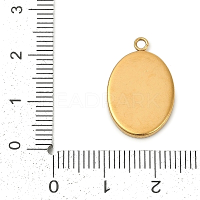 Ion Plating(IP) 304 Stainless Steel Pendant Cabochon Settings X-STAS-WH0055-02B-G-1