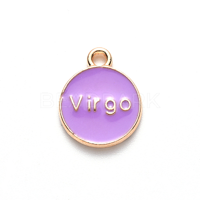 Alloy Enamel Pendants X-ENAM-S124-01A-01B-1
