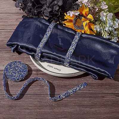 3 Yards Glitter Hotfix Rhinestone(Hot Melt Adhesive On The Back) DIY-WH0176-53B-02-1