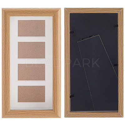 1Pc Rectangle Wood Photo Frame Stand DJEW-CP0001-47B-1