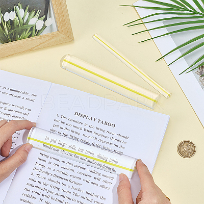 3Pcs 3 Styles Transparent Acrylic Magnifying Finder AJEW-BC0010-81A-1