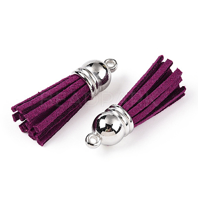 Faux Suede Tassel Pendant Decorations FIND-T002-A05-1
