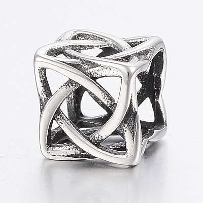 304 Stainless Steel Beads STAS-H440-156AS-1