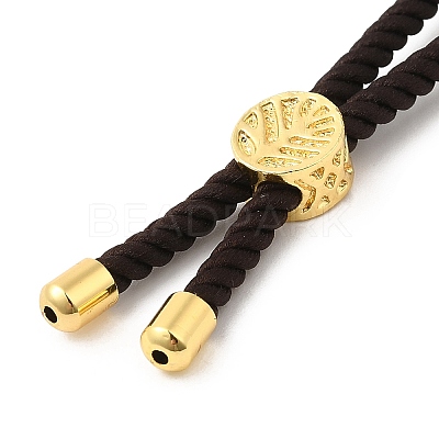 Twisted Nylon Cord Silder Bracelets DIY-B066-03G-08-1