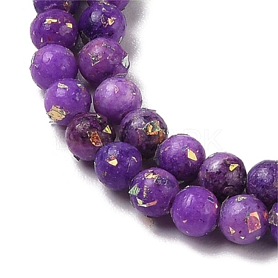 Assembled Natural Dolomite and Synthetic Opal Beads Strands G-Q017-G06-01C-1-1