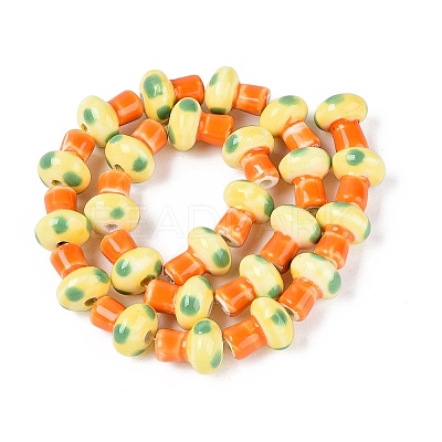 Handmade Porcelain Beads PORC-N012-03H-1