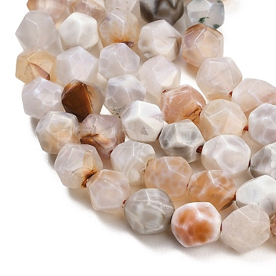 Natural Agate(Dyed & Heated) Beads Strands G-K425-B09-01-1