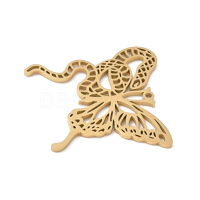304 Stainless Steel Pendants STAS-F326-15G-1