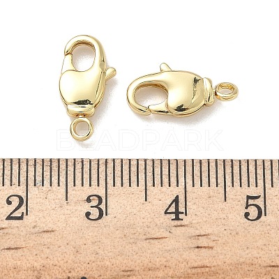 Brass Swivel Lobster Claw Clasps KK-K238-39G-M-1