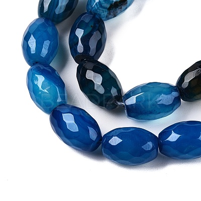 Natural Agate Beads Strands G-T138-180I-1