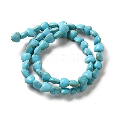 Synthetic Turquoise Dyed Beads Strands G-E594-09-1