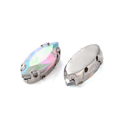 Horse Eye Sew on Rhinestone RGLA-L028-08F-04-1