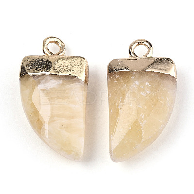 Natural Topaz Jade Pendants G-N326-57H-1