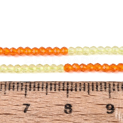 Transparent Glass Beads Strands GLAA-N074-01A-04-1