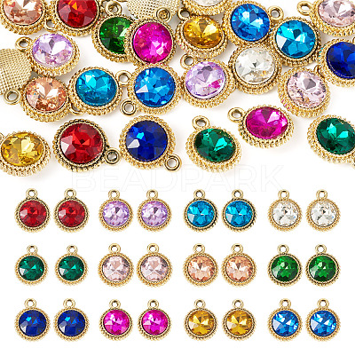 24Pcs 12 Colors K5 Glass Pendants FIND-TA0007-92KCG-1