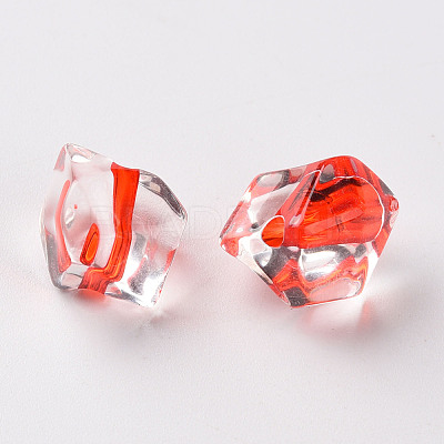 Transparent Acrylic Beads TACR-S154-04A-1