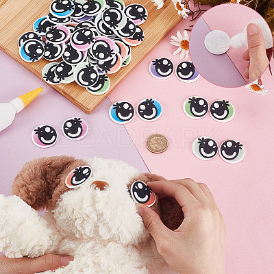 1 Set Felt Craft Doll Eye DIY-GA0008-87-1