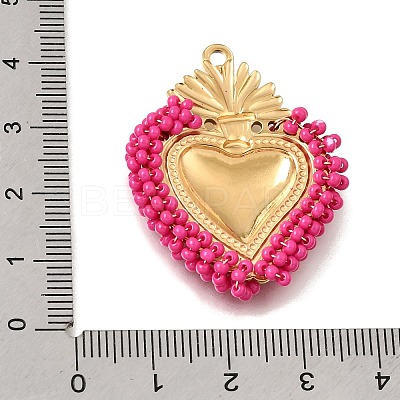 304 Stainless Steel Pendants STAS-E549-04G-12-1