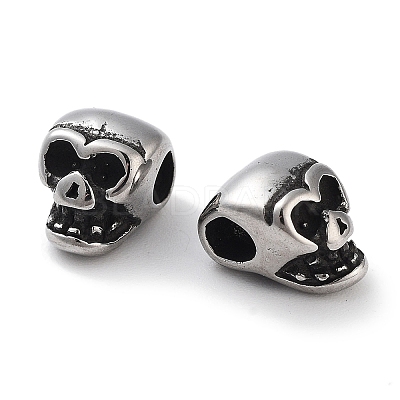 304 Stainless Steel Beads Hand Polished STAS-M057-19AS-1
