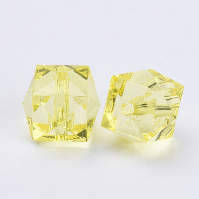 Transparent Acrylic Beads TACR-Q259-10mm-V21-01-1