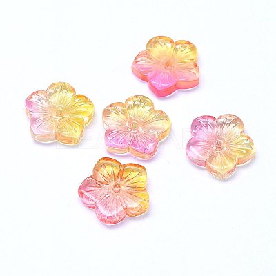 Transparent Glass Beads GLAA-H016-10J-7-1