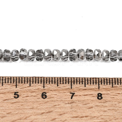 Electroplate Glass Beads Strands GLAA-Q105-03Q-1