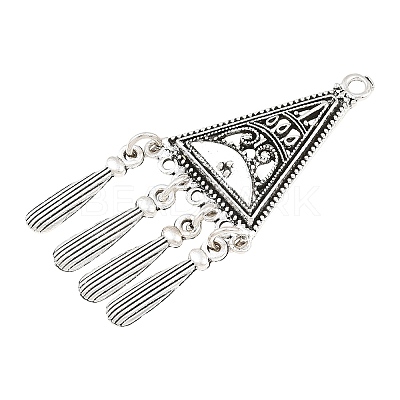 Tibetan Style Alloy Big Pendants AL-CBAAECB-02AS-E-1