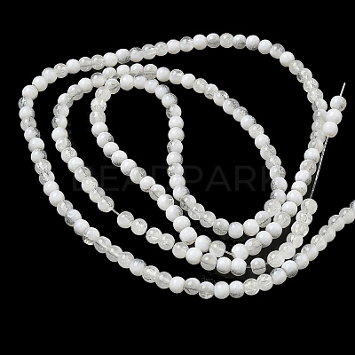 Crackle Glass Beads X1-GLAA-U001-4mm-07-1