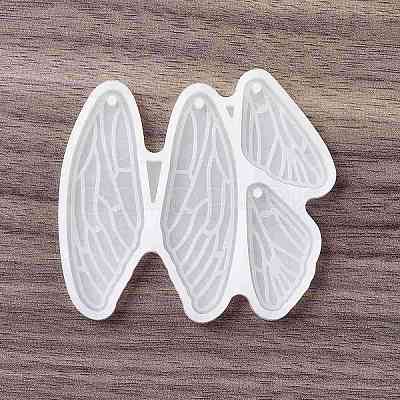 Butterfly Wings Pendant Silicone Molds X-DIY-J009-06-1