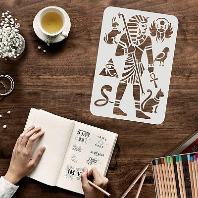 Plastic Reusable Drawing Painting Stencils Templates DIY-WH0202-299-1