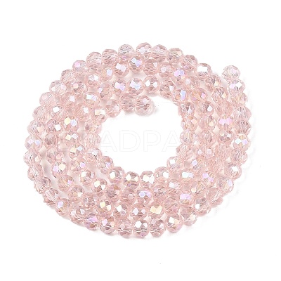 Electroplate Glass Beads Strands EGLA-A034-T8mm-B12-1