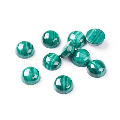 Natural Malachite Cabochons G-E557-06B-1