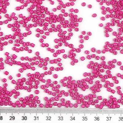 Baking Paint Glass Seed Beads SEED-US0003-3mm-K24-1