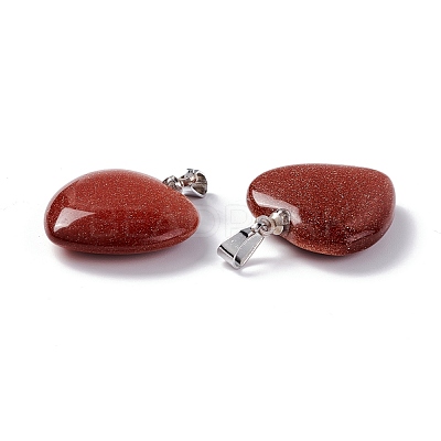 Synthetic Goldstone Pendants G-G956-B20-FF-1