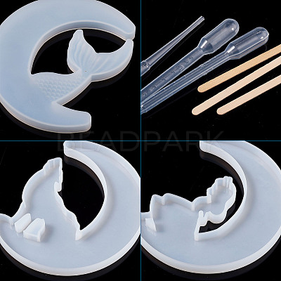 DIY Silicone Moon Molds Kits DIY-TA0008-30-1