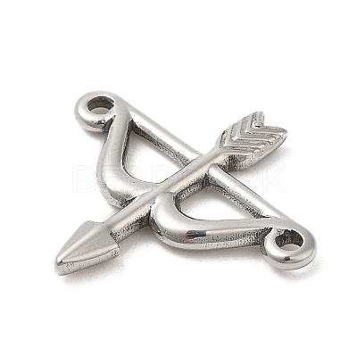 Non-Tarnish 304 Stainless Steel Connector Charms STAS-D084-12P-1