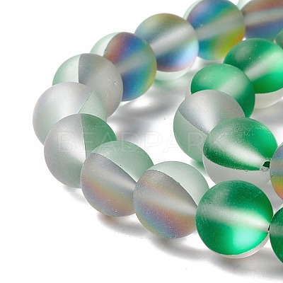 Synthetic Moonstone Beads Strands G-E573-01C-20-1